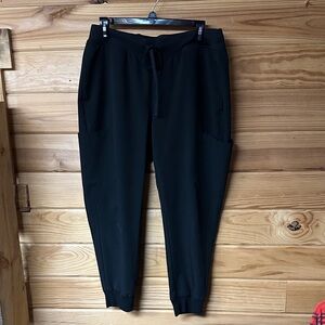 Manadala Women's Black Jogger Scrub Pants Size PL